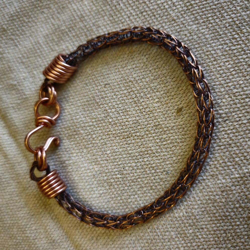 Copper Woven Bracelet